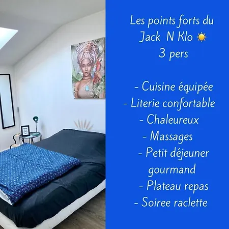 Le Jack' N Klo, Acces Terrasse De L'etablissement Apartment
